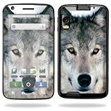 Protective Vinyl Skin Decal Cover for Motorola Atrix 4G Cell Phone - Wolf