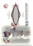 Alex Rodriguez 2001 SP Authentic UD Exclusives Game Jersey Card #UD-AR Seattle Mariners