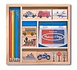 Melissa & Doug Vehicles Stamp Set