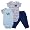 Construction Zone 2 Bodysuits & Pants, Newborn