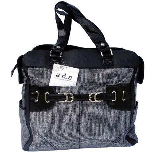 AD Sutton & Sons Herringbone Diaper Bag Black 51Bdef2 5uL. SL500 AD Sutton & Sons Herringbone Diaper Bag Black