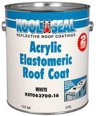 KST Coating KST063700-16 RV Trailer Camper Sealants Rubber Roof Top Coat 1 Gallon KOOLSEAL