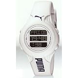 Puma Women's PU910782001 White Polyurethane Quartz Watch with White Dial