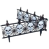 Gothic Skull Fence Halloween Prop