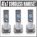 AT&T SL80108 DECT 6.0 Digital Cordless Expandable Phone Handset 3-pack Bundle