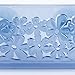 InterDesign Blumz Kitchen Sink Suction Holder for Sponges, Scrubbers, Soap - Blue