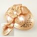 Apparel : Quarton Golden Brown - Cubitas Picabia Collection (Hand-set Swarovski crystals, Barrette)