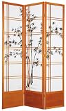 Large Larger Big Bigger Tall Taller Tallest Size - 7ft. (84") Bamboo Tree Room Divider Floor Sreen - 3, 4, 5, or 6 Panel - 4 Colors