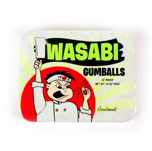 Wasabi Gumballs in Tin