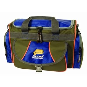 Plano Softsider Tackle Bag with Three 3700 Stowaways (Green/Blue)