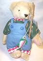 North American Bear Fuzzy Dressed for Picnic