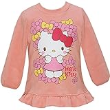 2016年 秋冬 HELLO KITTY ハローキティ TC裏毛起毛 リボン柄 トレーナー サーモンピンク◇80cm