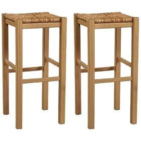 Linon Backless Stool - Set of 2