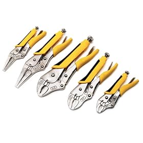 Titan 18453 5-Piece Locking Plier Set
