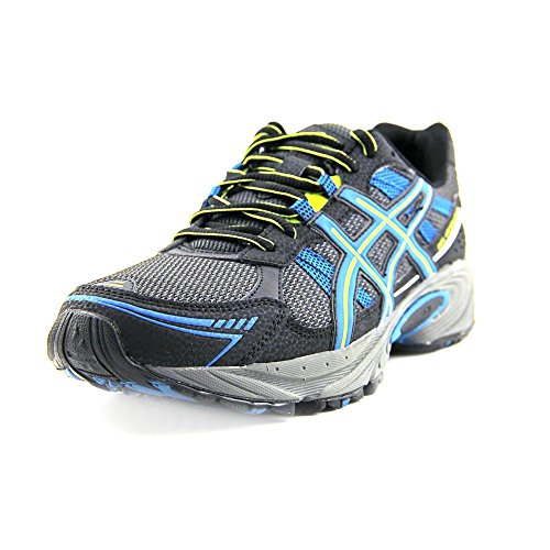 ASICS Women's GEL-Venture 4 Trail Running Shoe (9.5 B(M) US, Black/Teal/Lime)