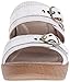 Dansko Women's Jessie White Multi Wedge Sandal