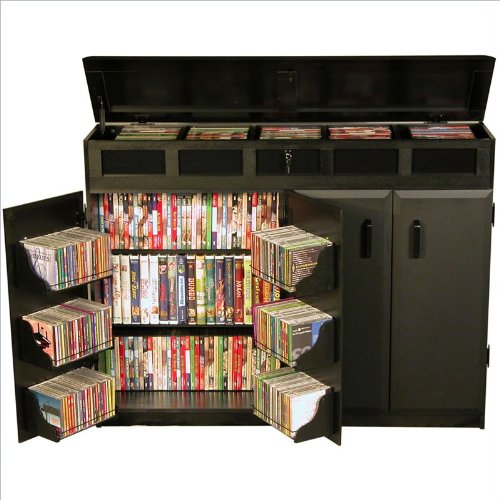 Venture Horizon 2362-21BL Load Media Cabinet Multimedia Storage