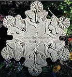 Cast Stone BUTTERFLY Flowers STEPPING STONE Outdoor Indoor SCULPTURE