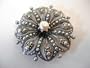Vintage Art Deco Flower Broach