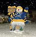 Sporting Goods : WEST VIRGINIA MOUNTAINEERS Limited Edition Memory Company 'City Limits Snowman' Snowglobe Christmas Figurine
