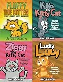 Kitty Cat Book Box Set: Fluffy the Kitten, Kiko the Cat, Ziggy, and Lucky Lucy: [4 Books in 1] 20 Short Stories, Games, Jokes, and More! (Fun Time Reader)