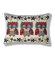 Owl Floral Cushion