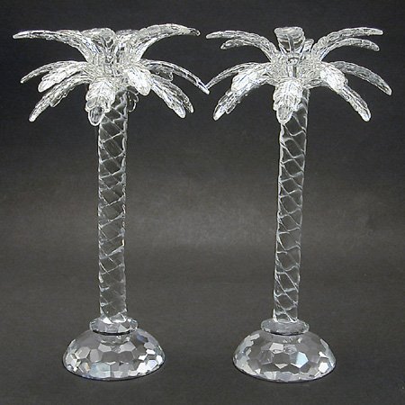 Godinger Palm 11 Candlestick Pair