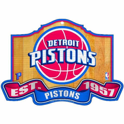 NBA Detroit Pistons 11-by-17 inch 