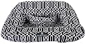 Balboa Baby Shopping Cart Cover, Geo Black