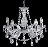 Marie Therese Five Light Chandelier in Chrome