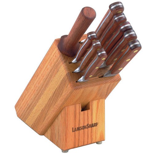 LamsonSharp 10-pc. Block Set - Rosewood Handle