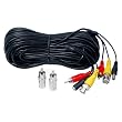 VideoSecu 150 Feet Audio Video Power Security Camera Cable with BNC RCA Adaptor 3JH