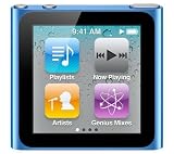 APPLE iPod nano 16 GB in blue (6th generation) - NEW + SBC HP400 Headphones