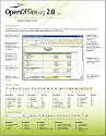 OpenOffice.org Calc 2.0 Quick Reference Card - Handy Durable Tri-Fold Open Office 2.0 Calc Tip & Tricks Guide. 6 Total Pages. Stores Easily. Ultimate Reference for Shortcuts, Tips & Cheats for OpenOffice Calc 2.0 Spreadsheet Software. (Software Quick Reference Cards)
