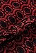 Anni Coco Women's 1950s Audrey Hepburn Lace Crochet Vintage Evening Dress Black and Red Medium