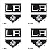 NHL Los Angeles Kings 4-Pack Temporary Tattoos -