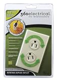 Rotating Duplex Outlet, Ivory