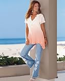  : Together Dip-dyed georgette top|