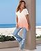 Apparel : Together Dip-dyed georgette top|