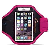 Gear Beast Sport Gym Running Armband with Key Holder and Free Strap Extender for iPhone 6s, 6, Galaxy S7, S6, S6 Edge, S5, Motorola Moto G, Moto E, Moto X, Droid Maxx, Droid Turbo, Other