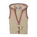 Genuine Kids from OshKosh Island Beige Girls' Sleeveless Vest - 6/6X