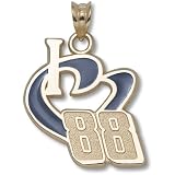 LogoArt Dale Earnhardt, Jr. National Guard 10K I Heart Pendant