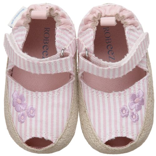 Robeez Infant Toddler Summer Stripes Mary Jane Robeez Infant Toddler Summer Stripes Mary Jane