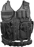 Firepower Deluxe Tactical Vest Black