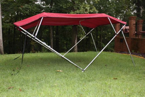 New Burgundy Pontoon / Deck Boat Vortex 4 Bow 