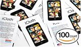100 iCloth Touchscreen Cleaning Wipes - Easy and Effective - Quick Drying - Streak Free - One Step Cleaning (Re-sealable Bag) 100 iCloth Touchscreen Cleaning Wipes - Easy and Effective - Quick Drying - Streak Free - One Step Cleaning (Re-sealable Bag)