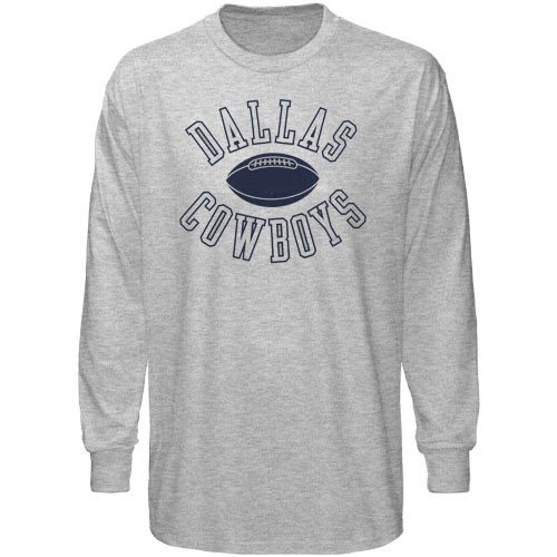 Dallas Cowboys Ash The Distance Long Sleeve T-shirt (Large)
