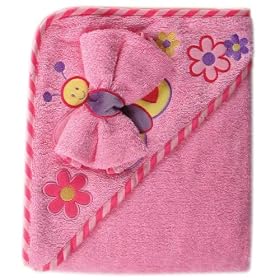 Luvable Friends Fancy Hooded Bath Wrap, PinkLuvable Friends Fancy Hooded Bath Wrap