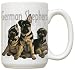 German Shepherd Puppy Puppies Large 15oz Ceramic Mug