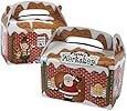Dozen Santa's Workshop Cardboard Treat Boxes